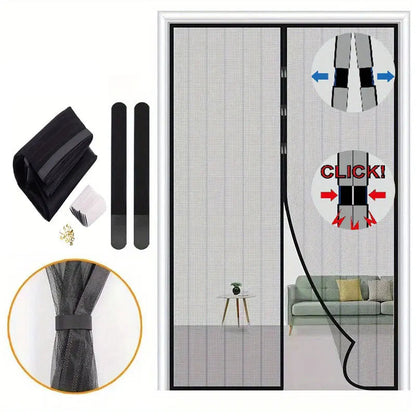 Magnetic Door Curtain Automatic Mosquito Closing Door Screen Net Anti Bug Fly Insect Partition Curtain Mesh Summer Indoor Tools