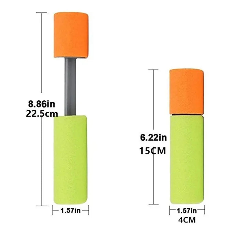 4/6pcs/Set EVA Foam Water Guns Water Blaster for Kids Shooter Portable Water Cannon Toys Children Beach Bath Room Baby Bath Toys