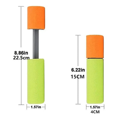 4/6pcs/Set EVA Foam Water Guns Water Blaster for Kids Shooter Portable Water Cannon Toys Children Beach Bath Room Baby Bath Toys