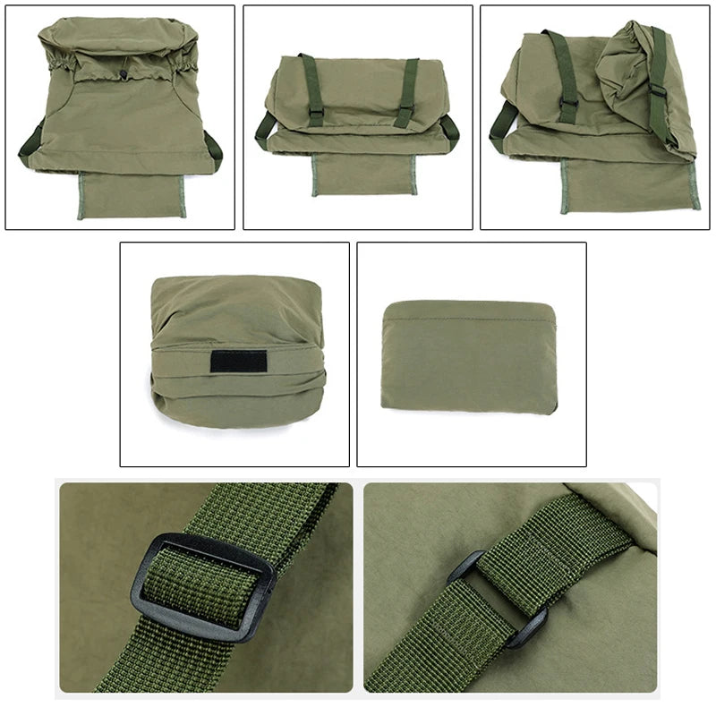 Backpack unisex schoolbag outdoor trend lightweight large capacity waterproof drawstring sports bag polyester home storage bags